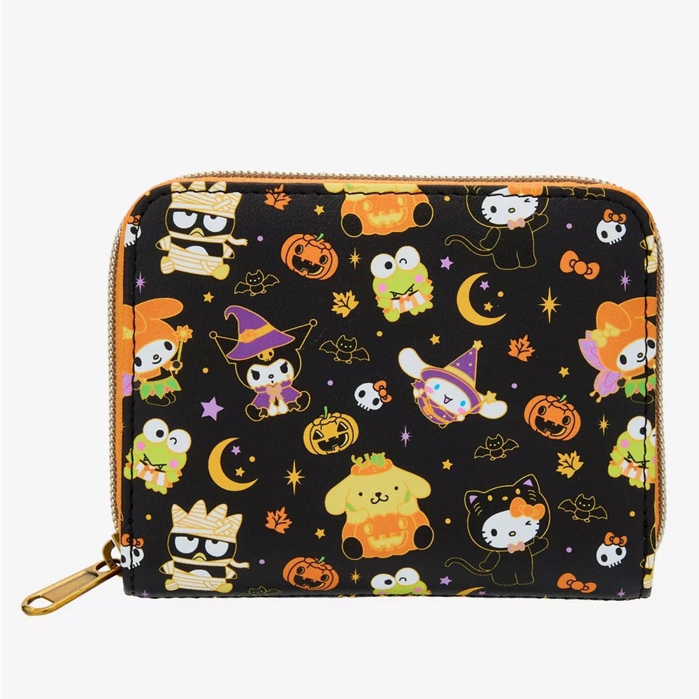 Loungefly Hello Kitty And Friends Halloween Mini Zipper Wallet‎ Sanrio